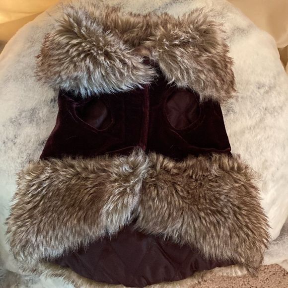 Dog faux fur coat